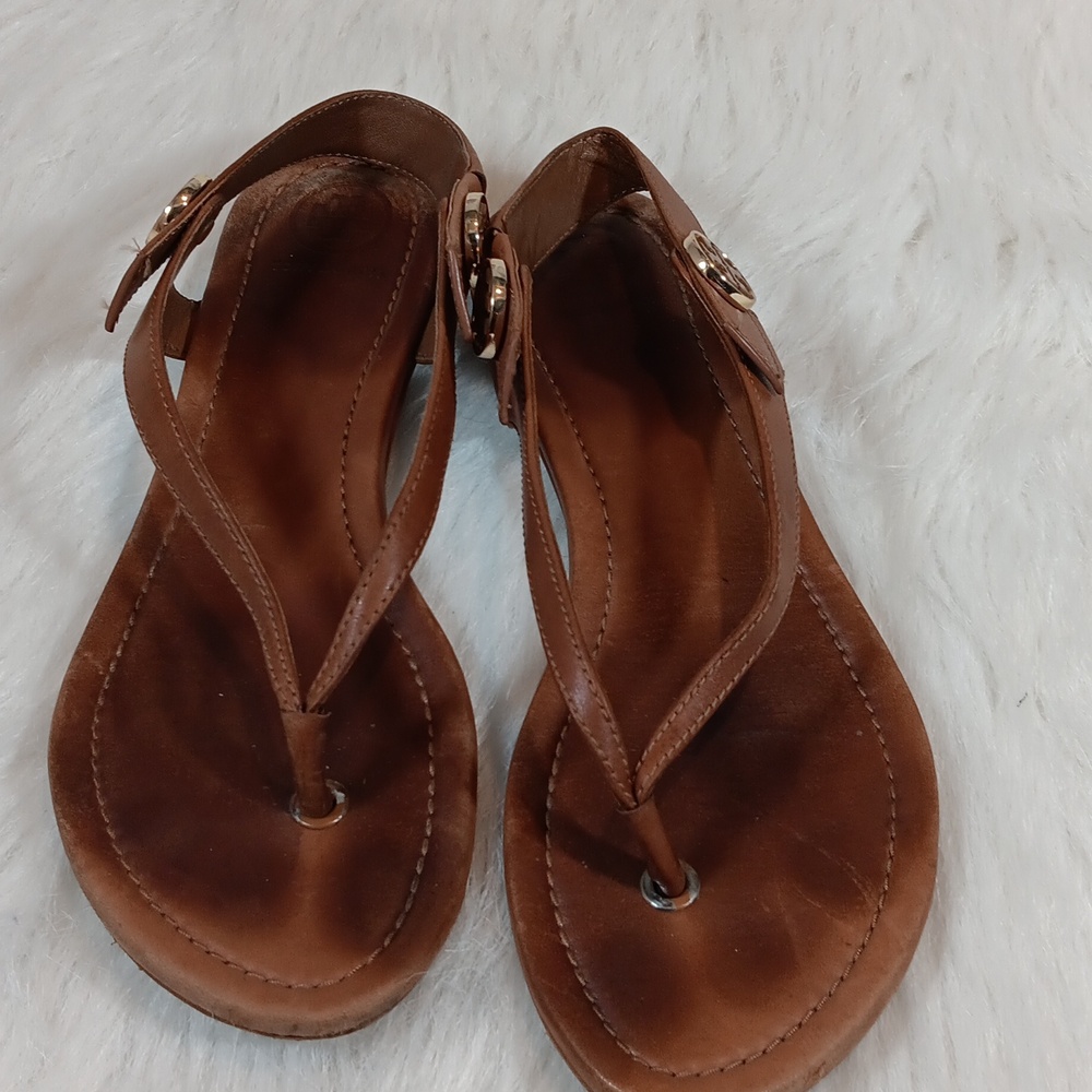 Tory Burch Women Minnie Travel Thong Sling Back Sandals Sz 6.5